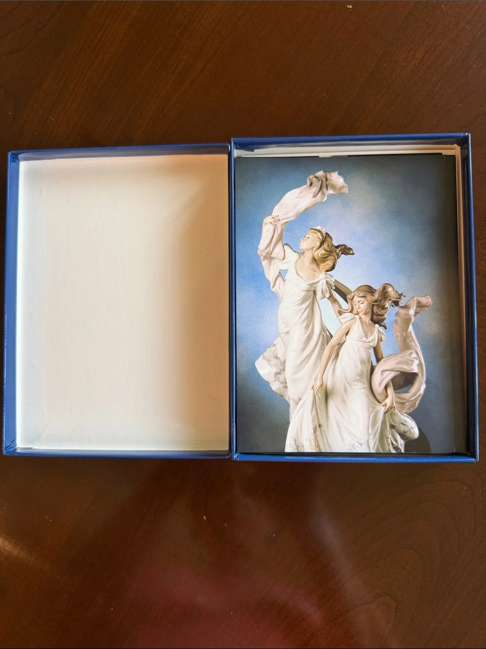 Vintage Lladro 13 Blank Greeting Cards & Envelopes in Box 1998